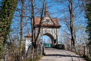 Berlin, Treptow: Landseitiges Tor zur..