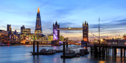 London - Tower Bridge, the Shard and..