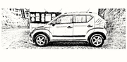 Sketch  Suzuki Ignis Micro-SUV. OLG..